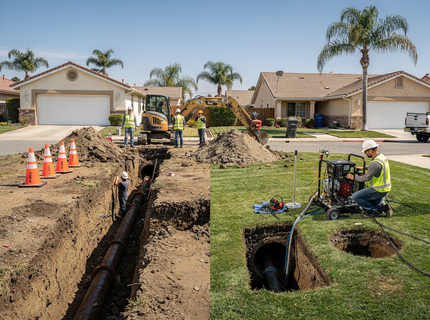 Sewer Line Repair in Santee: Trenchless vs Dig-and-Replace