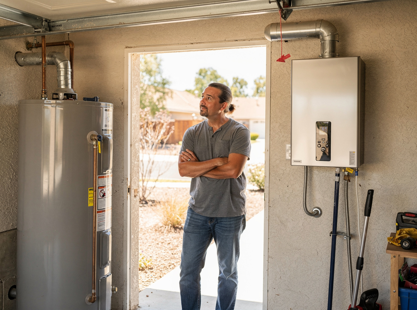 Tankless vs Tank Water Heaters for Santee Homes